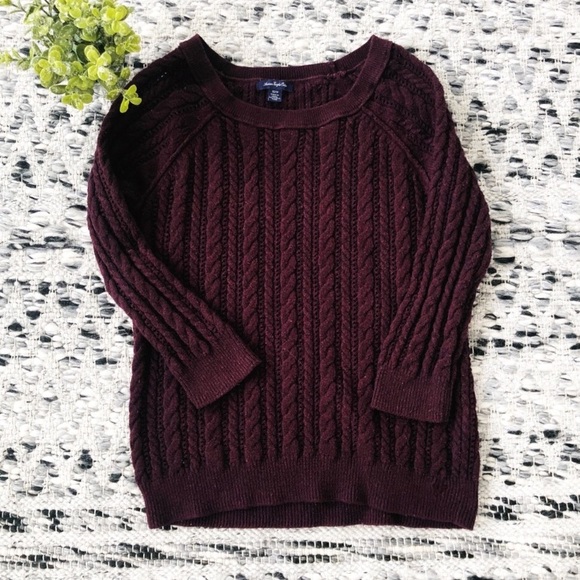 American Eagle Outfitters Sweaters - AEO Braided Knit Sweater